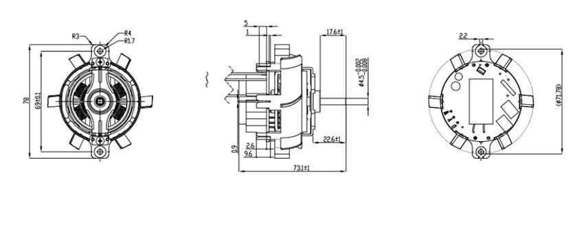 hair dryer engine outline